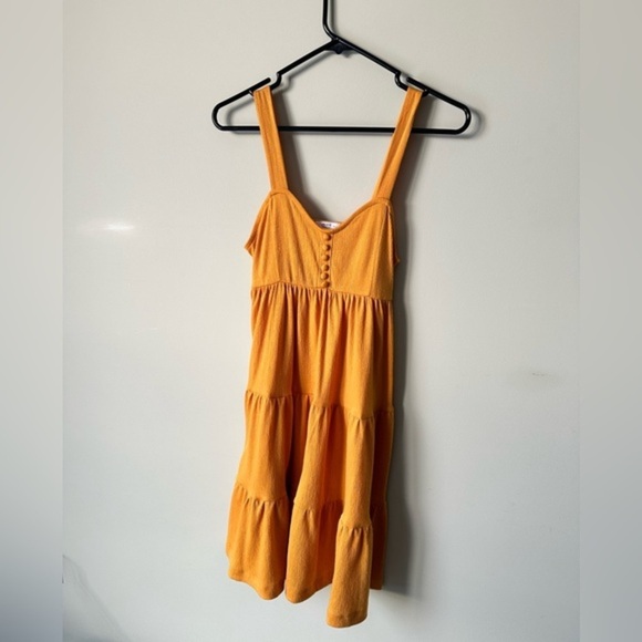 Mustard Yellow Spring Dress Ardene Size  Small - Picture 1 of 2